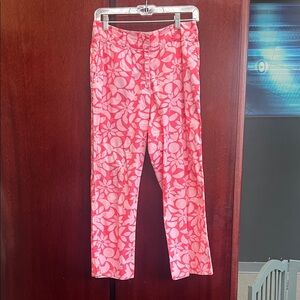 Lilly Pulitzer Pink & Coral Floral Shirt